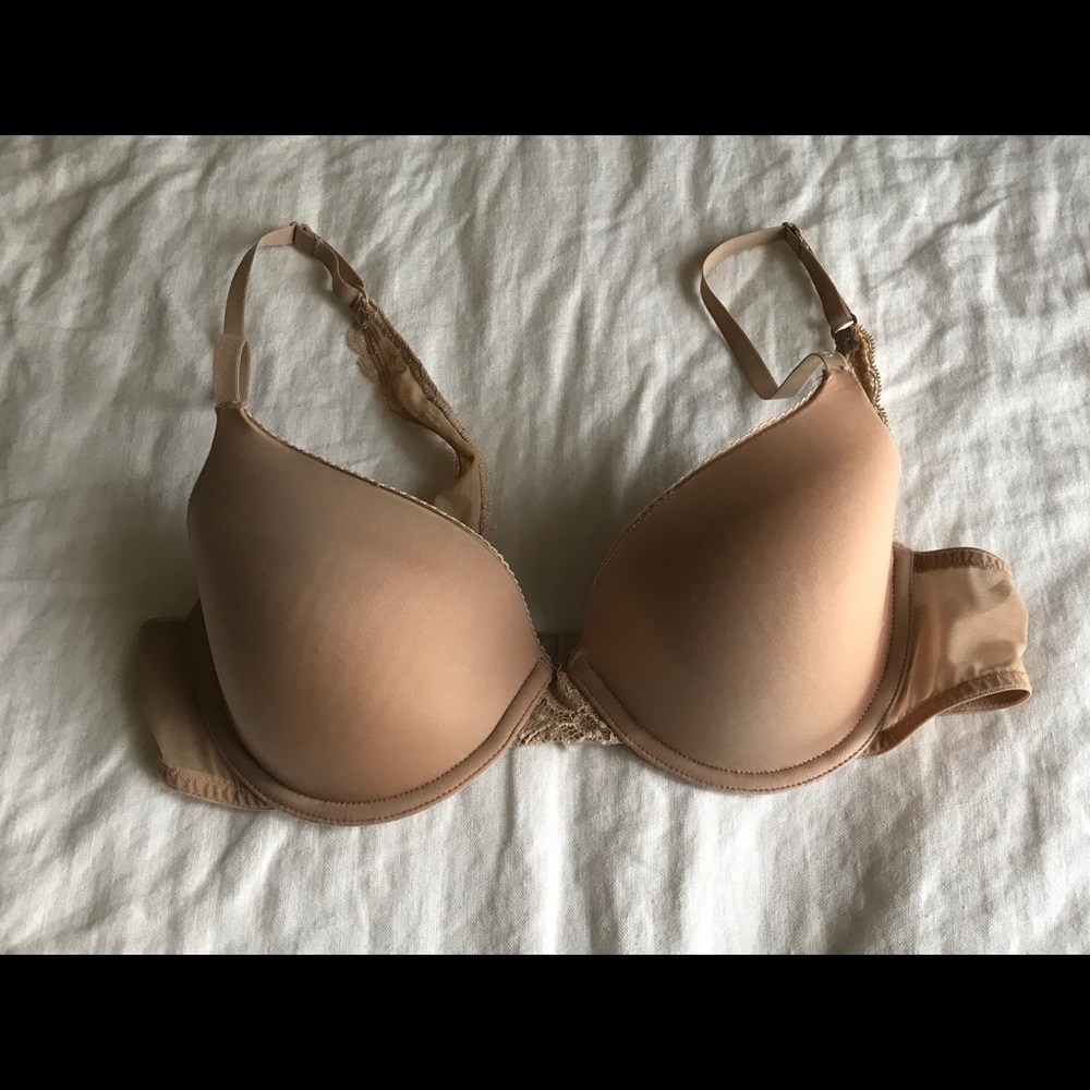 Nude Calvin Klein Papillon Lightly Lined Demi Bra